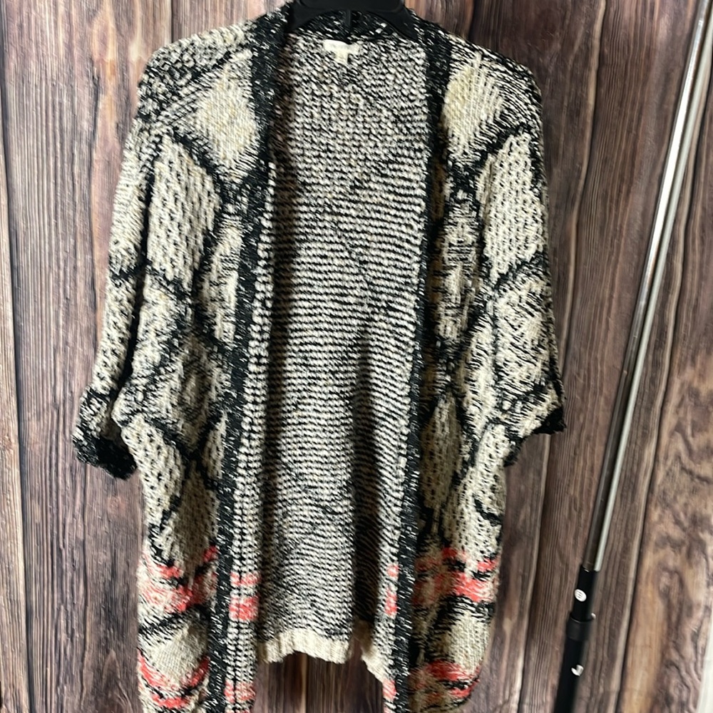 En Creme Open Cardigan
